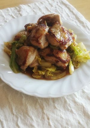 春キャベツと鶏の塩こうじ焼き-レシピのメイン写真