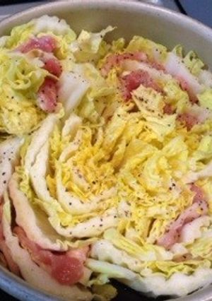 白菜と豚バラのミルフィーユ煮-レシピのメイン写真
