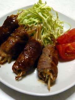 豚肉のまきまきしょうが焼き-レシピのメイン写真