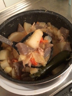 大根の味噌煮込み(肉じゃが風)-レシピのメイン写真
