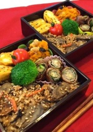 お花見弁当♡-レシピのメイン写真