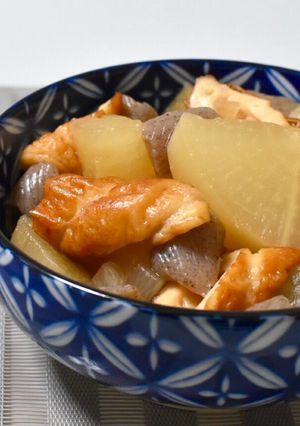 簡単節約！大根・竹輪・こんにゃくの煮物-レシピのメイン写真
