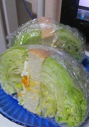 極!男のレタスサンド(。-`ω´-)ンー-レシピのメイン写真