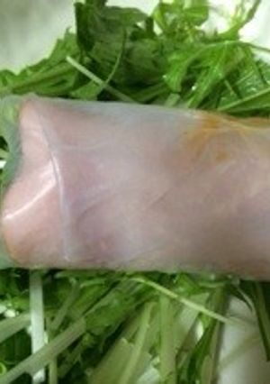 水菜の生春巻きサラダ-レシピのメイン写真