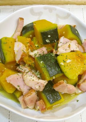 ＊かぼちゃ＆ベーコンのコンソメバター煮＊-レシピのメイン写真