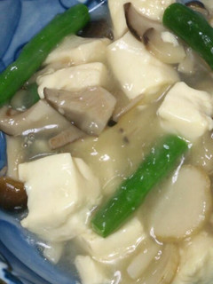 キノコと豆腐の塩味あんかけ-レシピのメイン写真