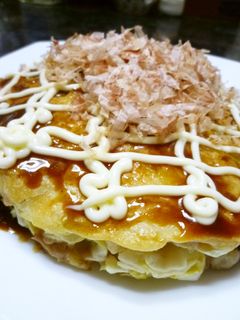 簡単☆小麦粉で作るチーズお好み焼き-レシピのメイン写真