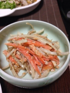 シャキシャキごぼうサラダ-レシピのメイン写真