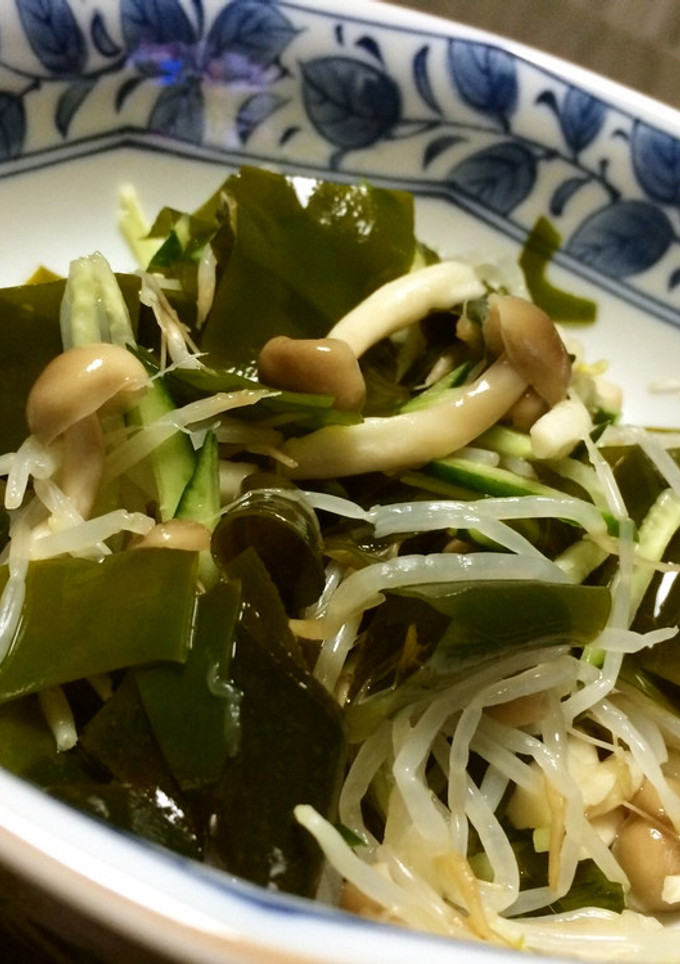 わかめと酒蒸ししめじの酢の物-レシピのメイン写真
