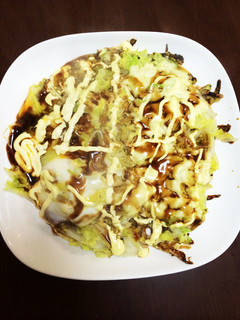 お好み焼き風キャベツの蒸し焼き-レシピのメイン写真