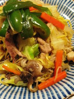 ワンルームご飯★野菜炒め&焼きそば-レシピのメイン写真