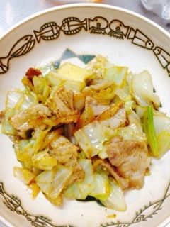 キャベツと豚バラの酒蒸し炒め-レシピのメイン写真