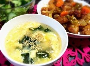 やさしい味♡豆腐とワカメのたまごスープ-レシピのメイン写真