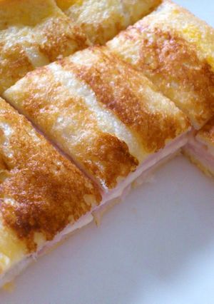 クロックムッシュ風フレンチトースト-レシピのメイン写真