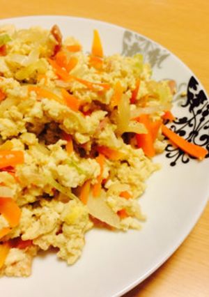 洋風炒り豆腐-レシピのメイン写真