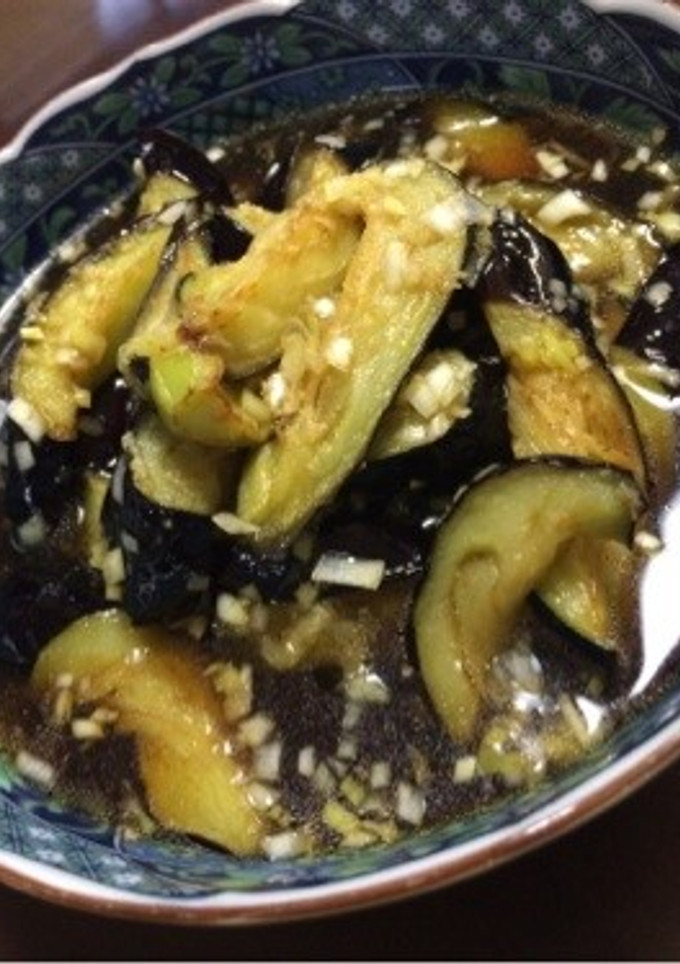 茄子の揚げ浸し(中華風)-レシピのメイン写真