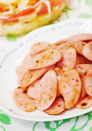 簡単シンプル魚肉ソーセージ焼き-レシピのメイン写真