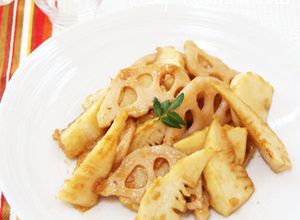 簡単！たけのことれんこんの味噌バター炒め-レシピのメイン写真