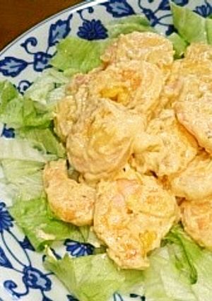 上手にできる！フライパンでエビマヨ-レシピのメイン写真