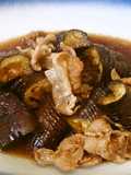簡単！なすと豚肉の煮物