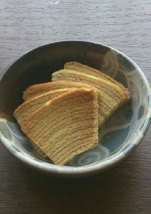 ノンフライヤーでバームクーヘンラスク-レシピのメイン写真