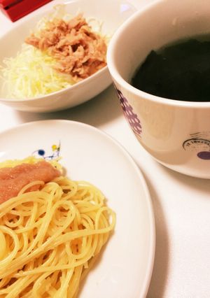 混ぜるだけ!超簡単タラスパ♡-レシピのメイン写真