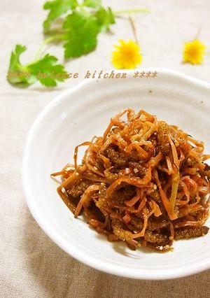 ほろにが春の味✿つくしのきんぴら-レシピのメイン写真