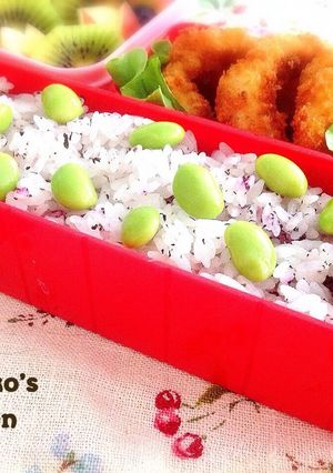 夏のお弁当に＊ゆかり酢ごはん-レシピのメイン写真