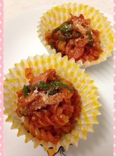 くるくるマカロニのケチャップ炒め♪-レシピのメイン写真