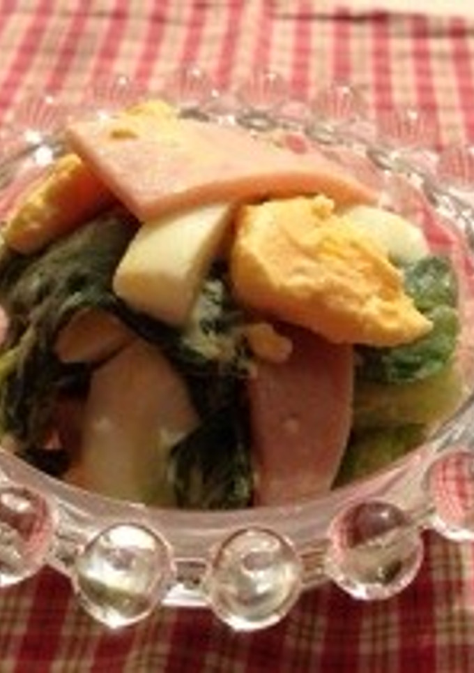 丸ごとレタスと玉子のサラダ♬-レシピのメイン写真