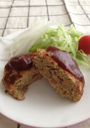 おから野菜ハンバーグ-レシピのメイン写真