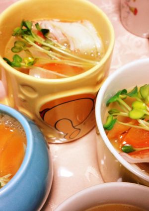 うどん入り！簡単レンジで茶碗し！-レシピのメイン写真