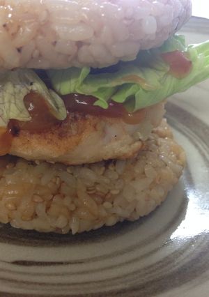 モスライスバーガー風エビ竜田-レシピのメイン写真