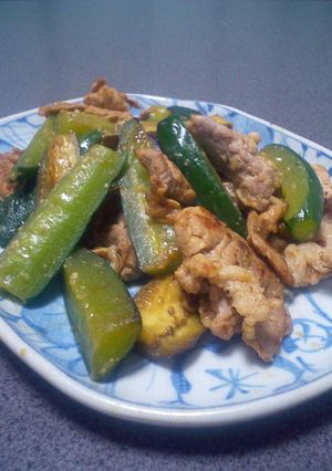 簡単！夏野菜味噌炒め-レシピのメイン写真