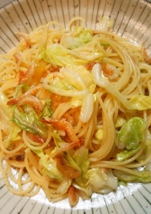 春キャベツと桜エビのパスタ-レシピのメイン写真