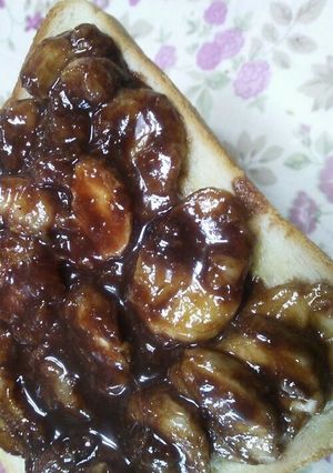 チョコバナナトースト-レシピのメイン写真