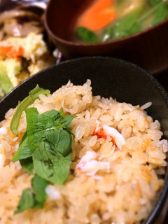 しらすとかにの炊き込みご飯-レシピのメイン写真