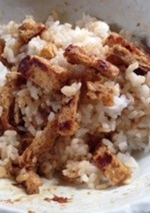 超簡単！混ぜるだけ！油揚げご飯！-レシピのメイン写真