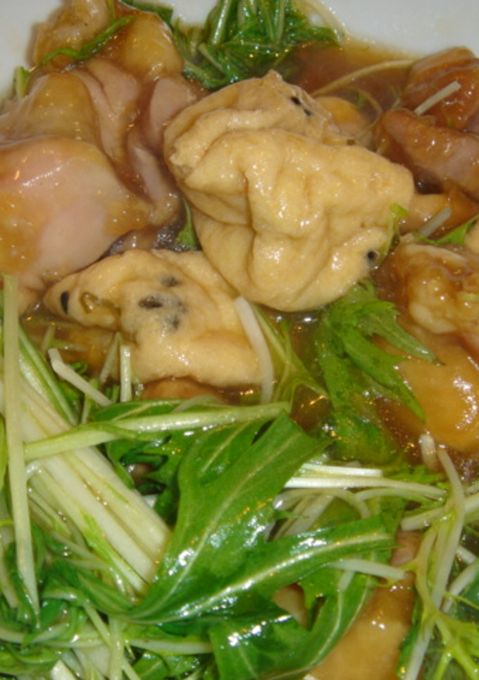 簡単　鶏の治部煮風(じぶに風)-レシピのメイン写真