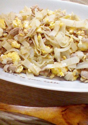 ☆竹の子と豚バラの炒め物♪-レシピのメイン写真