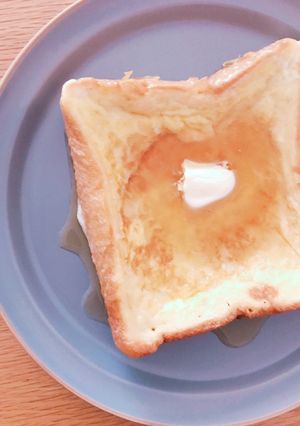 1分でとろとろ♡簡単フレンチトースト-レシピのメイン写真