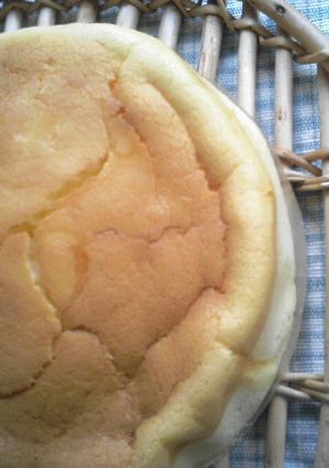 しっとり☆スフレチーズケーキ　食切サイズ-レシピのメイン写真