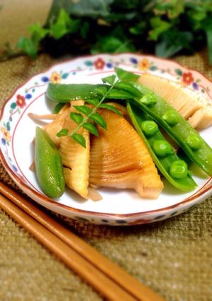 筍とスナップえんどうのバター醤油炒め✿-レシピのメイン写真