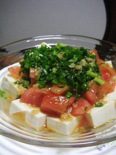 トマトと葱の美味しい冷奴-レシピのメイン写真