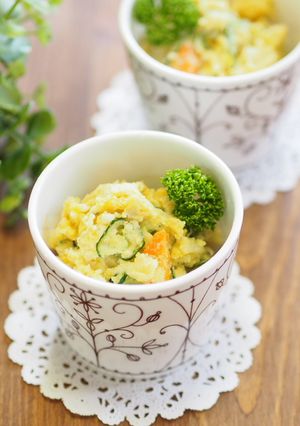 絶品♥カレー風味のポテトサラダ♥-レシピのメイン写真