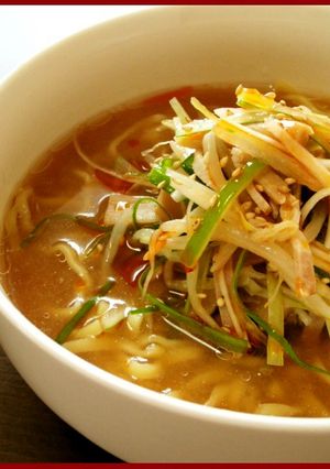 ﾋﾟﾘ辛☆長葱たっぷり味噌ﾗｰﾒﾝ-レシピのメイン写真