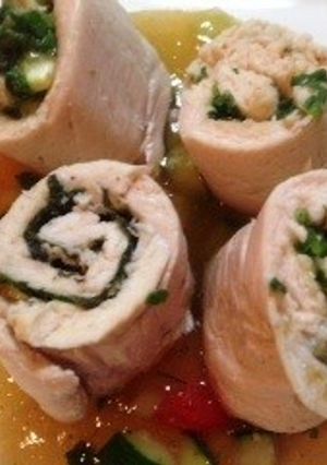 ささみの香り蒸し野菜コンソメジュレソース-レシピのメイン写真