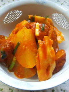 ちくわぶと大根のトマト煮込み-レシピのメイン写真