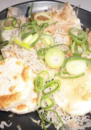 焼き長いものかつおじゃこのせ-レシピのメイン写真