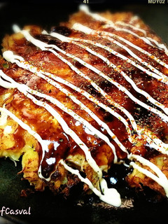 フライパンで作る一人分のお好み焼き♪-レシピのメイン写真